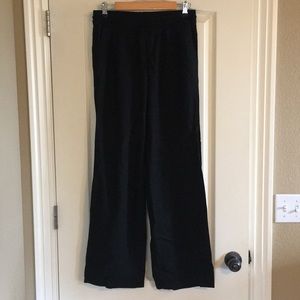 Black linen pants